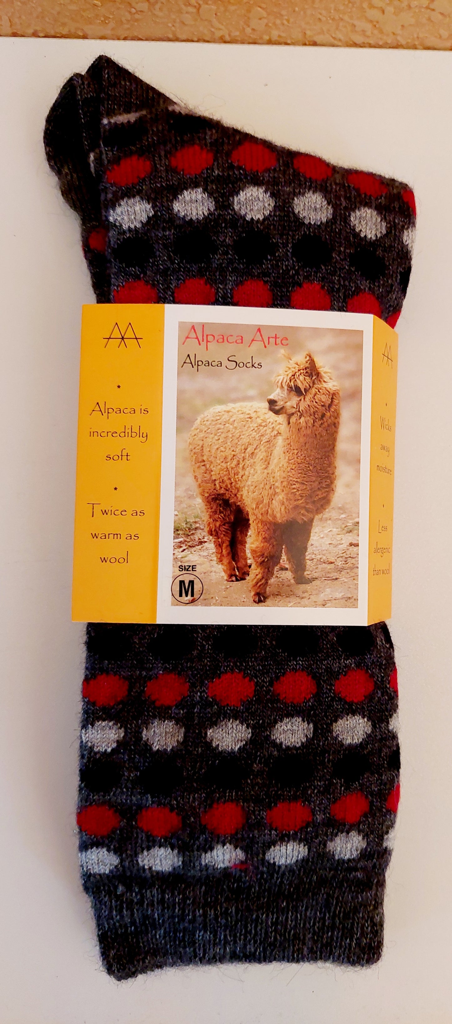 Alpaca Socks-Polka Dot
