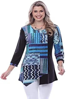 Marcia Asymmetrical Button Tunic