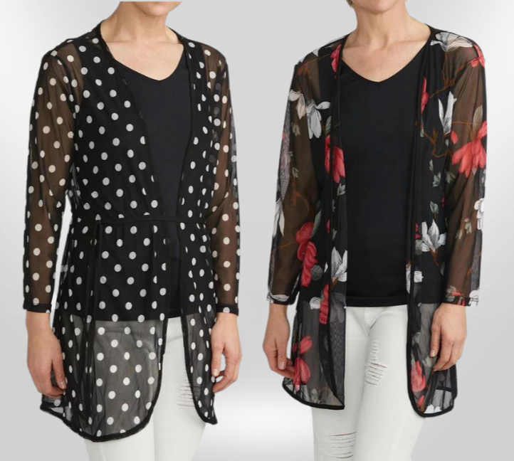 Mesh Cardigan