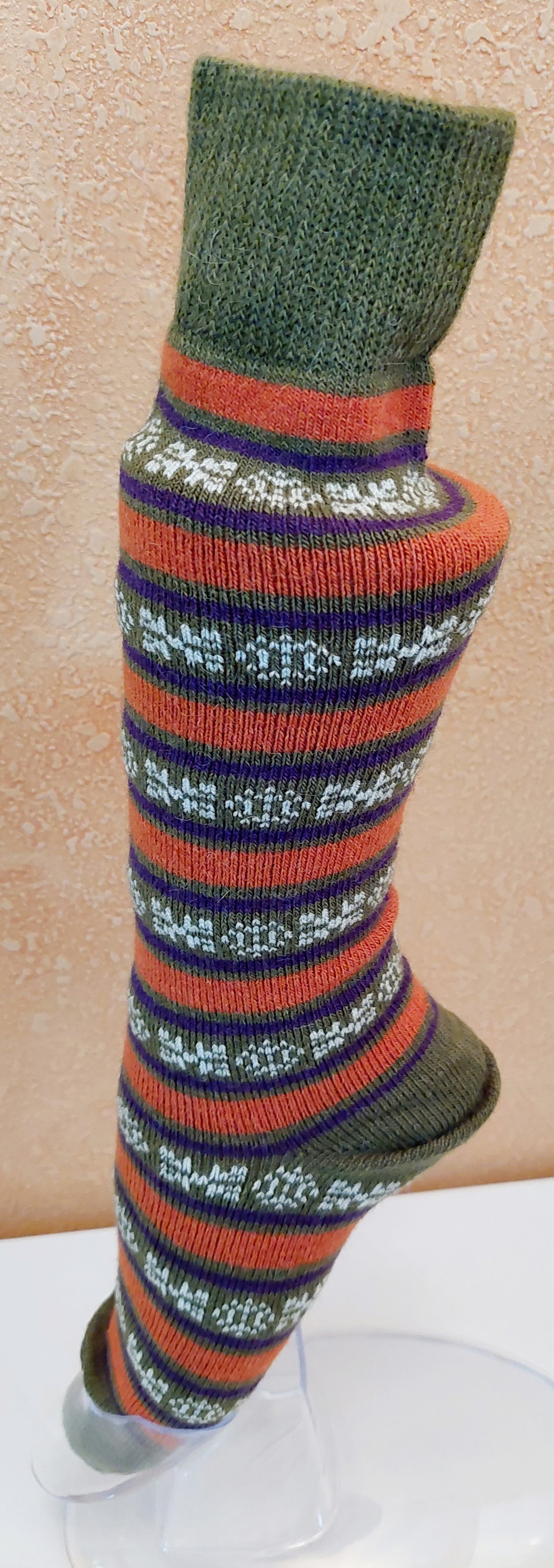 Alpaca Socks-Geo Stripe