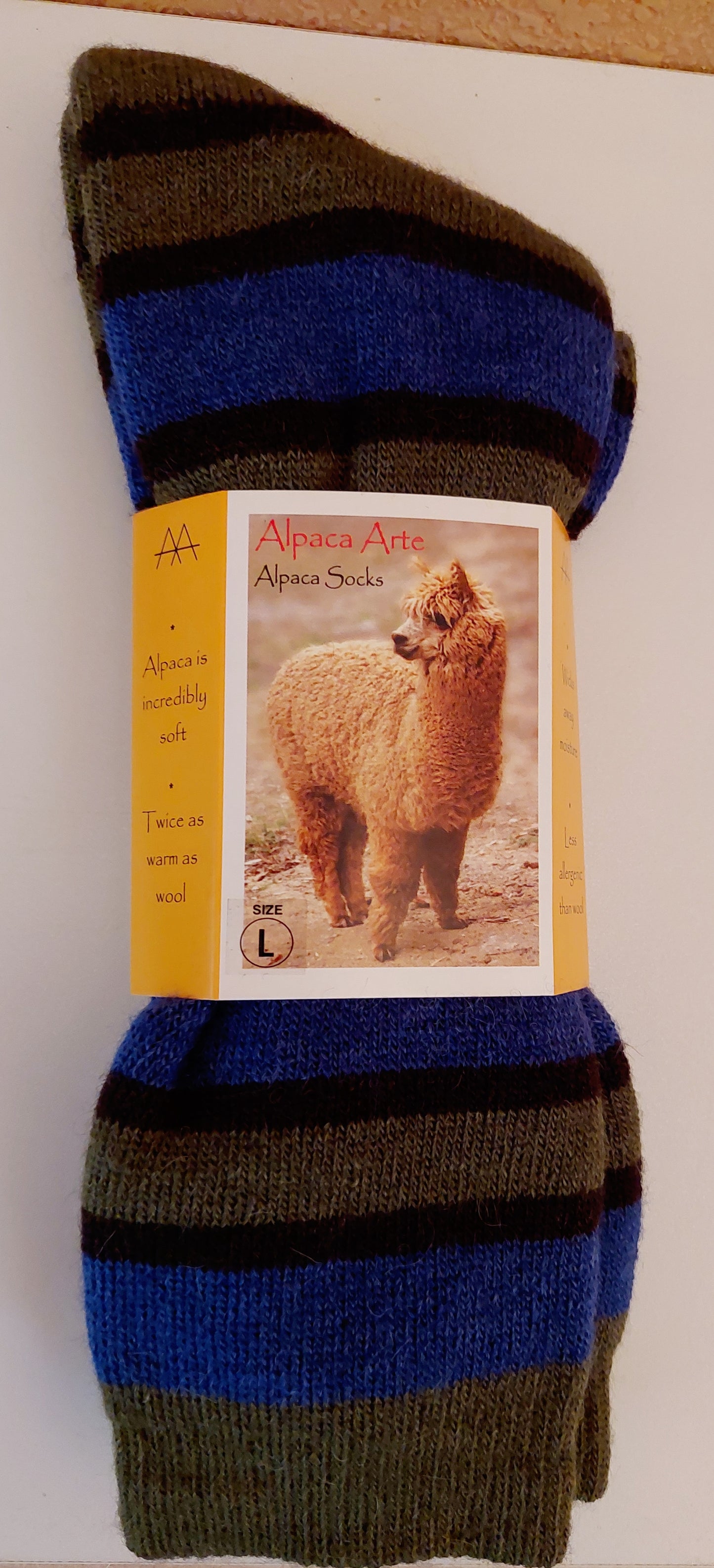 Alpaca Socks-Mesa Stripe