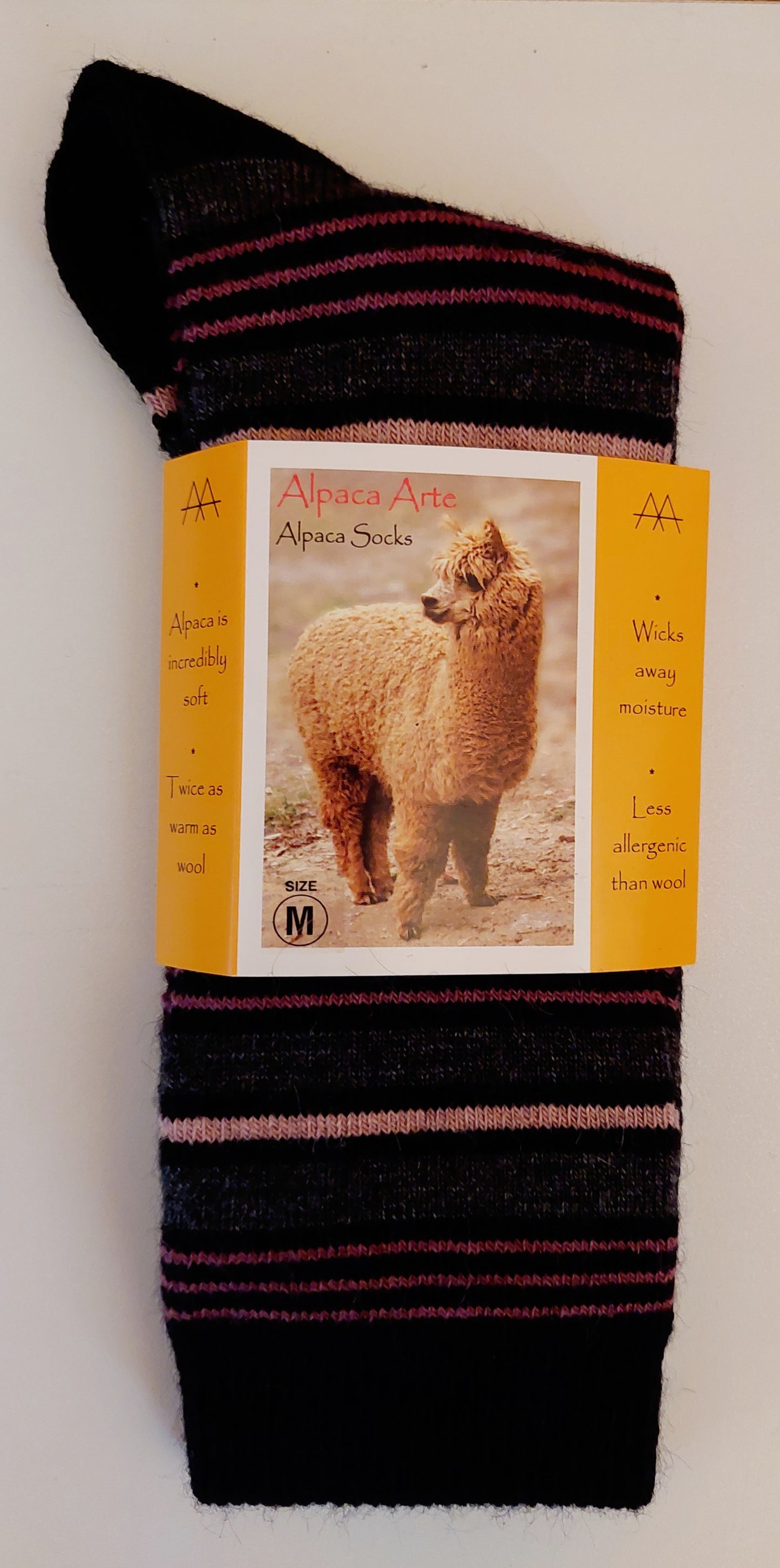 Alpaca Socks-Kelly Stripe